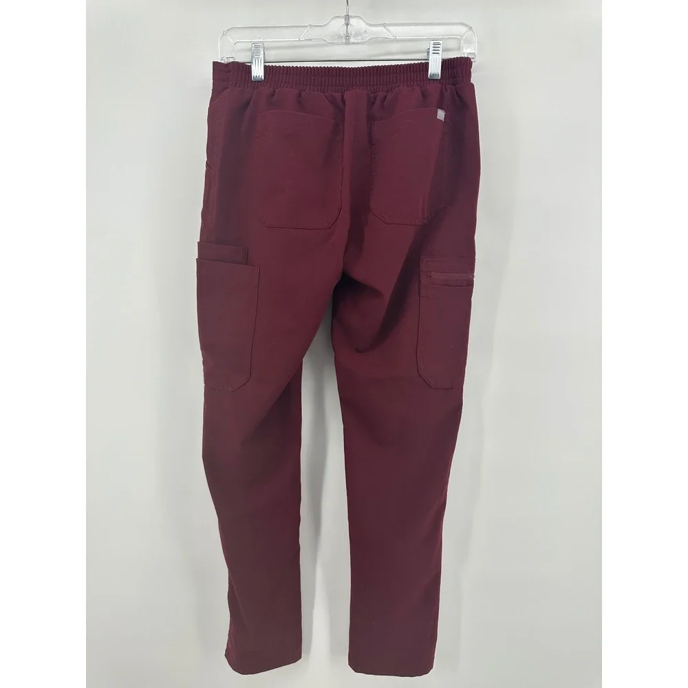FIGS Technical Collection Scrub Pants XS Burgundy Maroon Cargo Jogger TW2000 Men